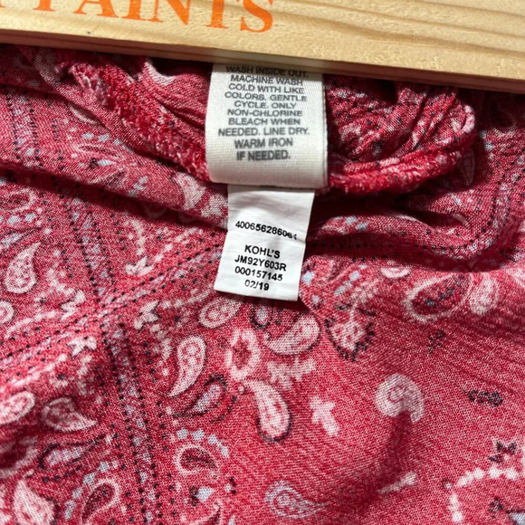 MUDD Bandana Print Red Dress Size XS - Picture 10 of 13